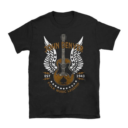 Front - Johnny Cash Unisex Adult Outlaw T-Shirt