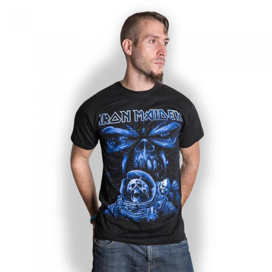 Front - Iron Maiden Unisex Adult Final Frontier Album Spaceman T-Shirt
