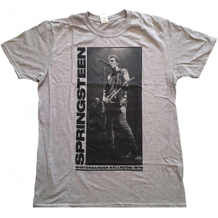 Front - Bruce Springsteen Unisex Adult Wintergarden Photograph T-Shirt