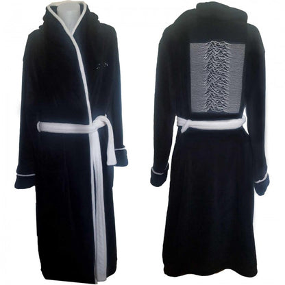 Front - Joy Division Unisex Adult Unknown Pleasures Dressing Gown