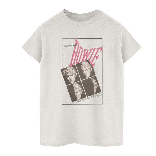 Front - David Bowie Unisex Adult Serious Moonlight T-Shirt