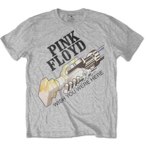 Front - Pink Floyd Unisex Adult Wish You Were Here Robot Shake T-Shirt