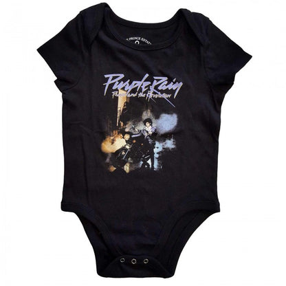 Front - Prince Childrens/Kids Purple Rain Babygrow