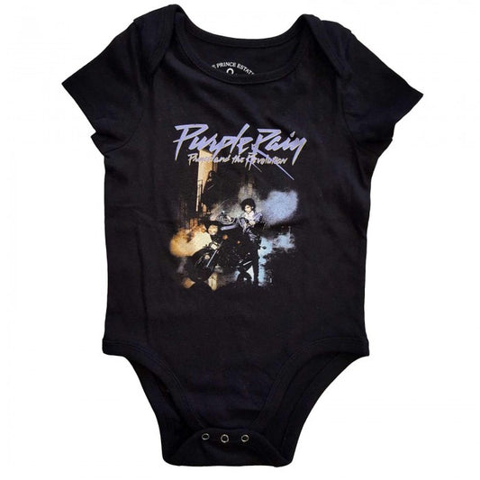 Front - Prince Childrens/Kids Purple Rain Babygrow