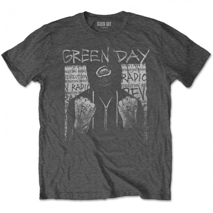 Front - Green Day Unisex Adult Ski Mask T-Shirt