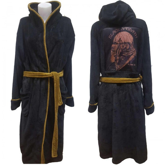 Front - Black Sabbath Unisex Adult US Tour 1978 Avengers Dressing Gown