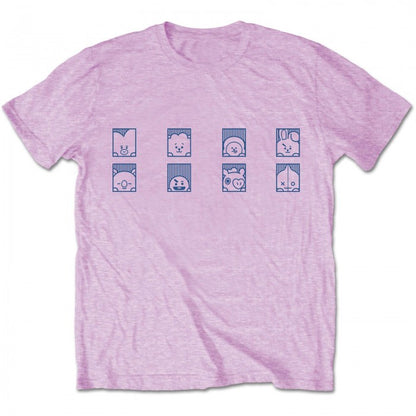 Front - BT21 Unisex Adult Group Shot T-Shirt
