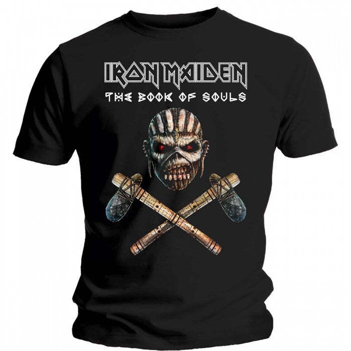 Front - Iron Maiden Unisex Adult Axe T-Shirt