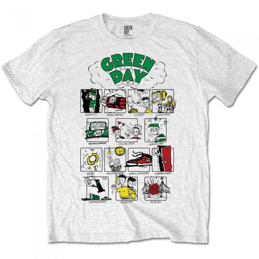 Front - Green Day Unisex Adult Dookie RRHOF T-Shirt