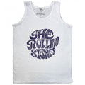 Front - The Rolling Stones Unisex Adult 70s Vintage Logo Vest Top