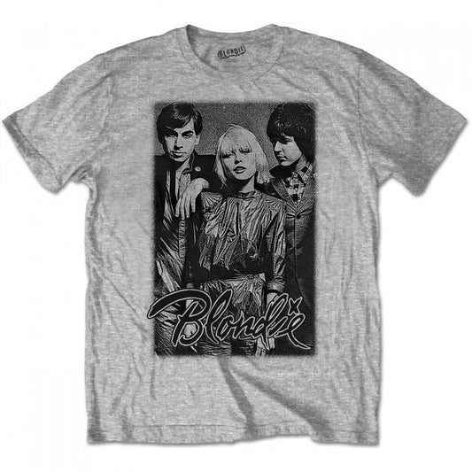 Front - Blondie Unisex Adult Band Promo T-Shirt