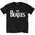 Front - The Beatles Unisex Adult Drop T Logo T-Shirt