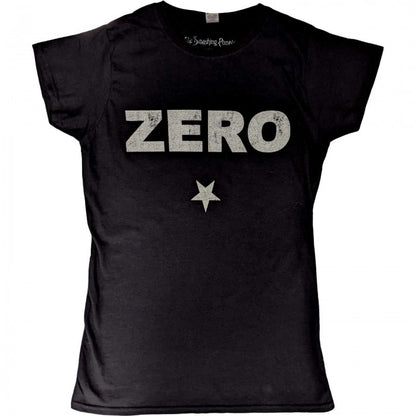Front - The Smashing Pumpkins Womens/Ladies Zero Distressed T-Shirt