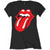 Front - The Rolling Stones Womens/Ladies Classic Tongue T-Shirt