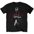 Front - Queen Unisex Adult Freddie Mercury Crown T-Shirt