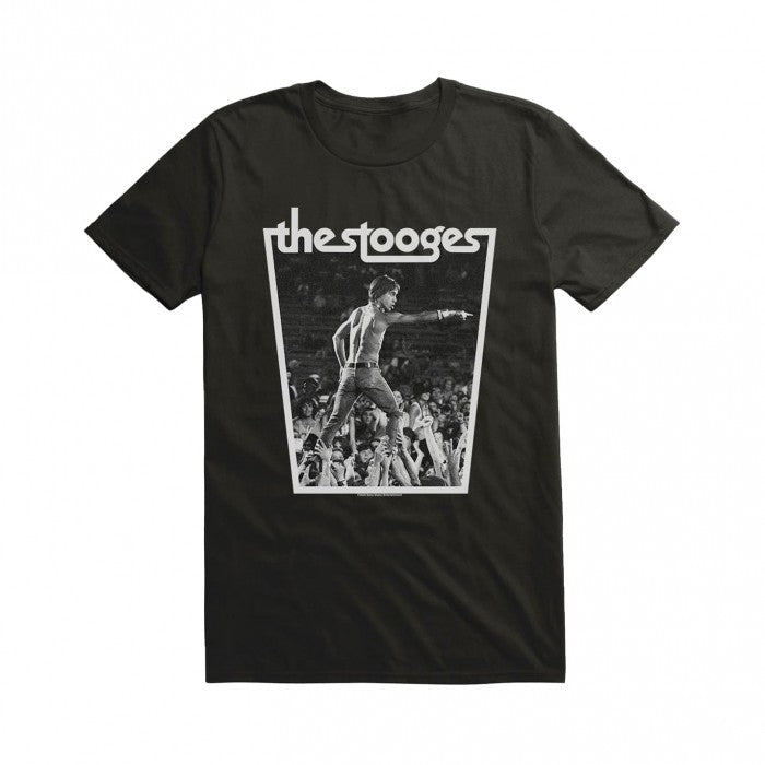 Front - Iggy & The Stooges Unisex Adult Crowd Walk T-Shirt