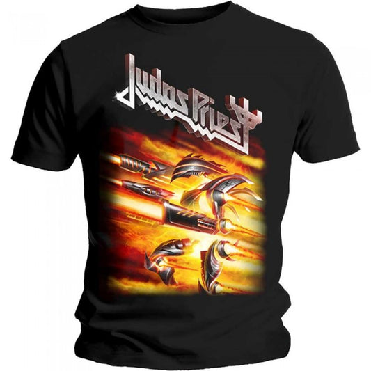 Front - Judas Priest Unisex Adult Firepower T-Shirt
