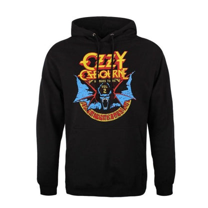 Front - Ozzy Osbourne Unisex Adult Bat Circle Pullover Hoodie