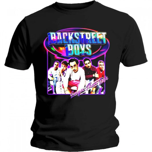 Front - Backstreet Boys Unisex Adult Larger Than Life T-Shirt
