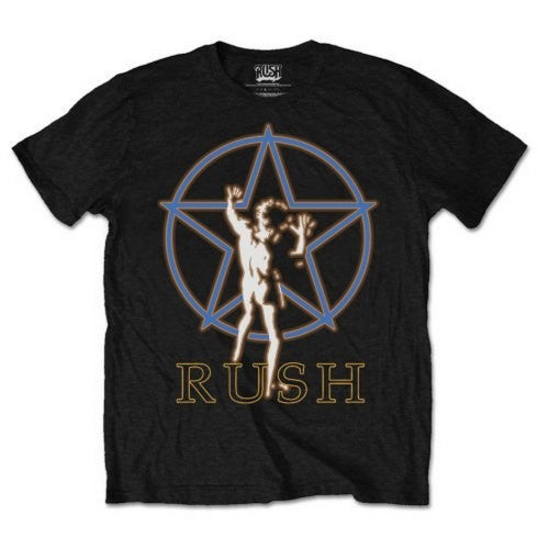 Front - Rush Unisex Adult Starman Glow T-Shirt