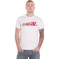 Front - Gorillaz Unisex Adult Logo Cotton T-Shirt