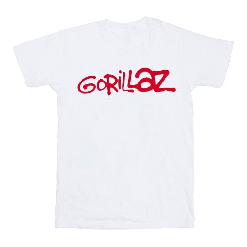 Front - Gorillaz Unisex Adult Logo Cotton T-Shirt