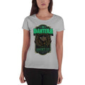 Front - Pantera Womens/Ladies Snakebite XXX Label Heather T-Shirt