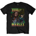 Front - Bob Marley Unisex Adult Roots Rock Reggae Homage T-Shirt