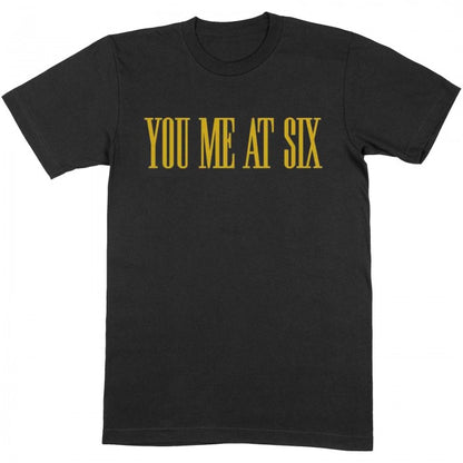 Front - You Me At Six Unisex Adult Text T-Shirt