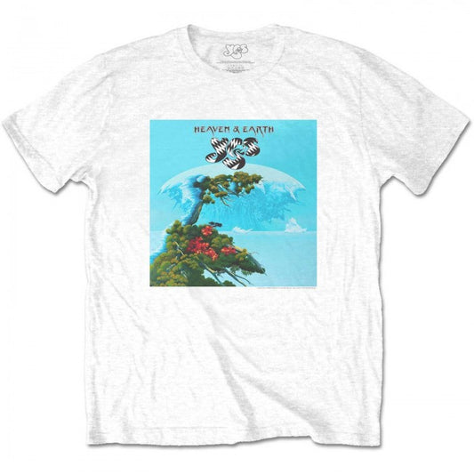 Front - Yes Unisex Adult Heaven & Earth Cotton T-Shirt