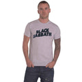 Front - Black Sabbath Unisex Adult Wavy Cotton Logo T-Shirt