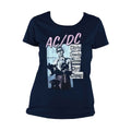 Front - AC/DC Womens/Ladies Dirty Deeds Done Dirt Cheap Vintage T-Shirt