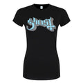 Front - Ghost Womens/Ladies Keyline Logo Skinny T-Shirt