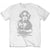 Front - John Lennon Unisex Adult Peace Symbol Cotton T-Shirt