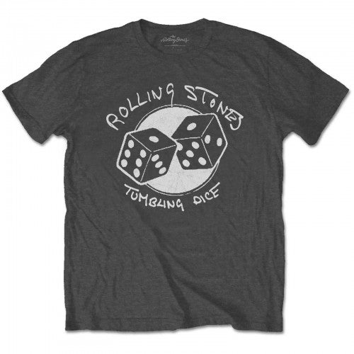 Front - The Rolling Stones Unisex Adult Tumbling Dice T-Shirt