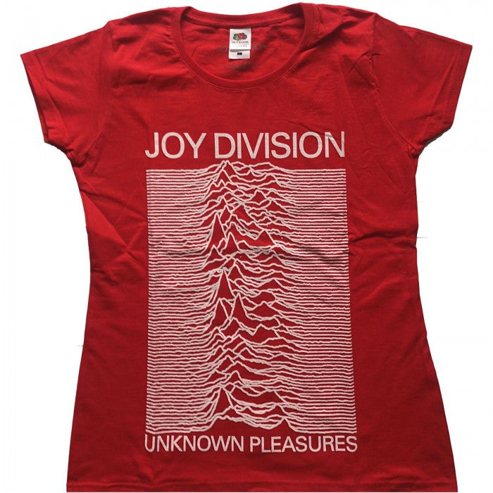 Front - Joy Division Womens/Ladies Unknown Pleasures Cotton T-Shirt