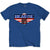 Front - Beastie Boys Unisex Adult American Flag Cotton T-Shirt