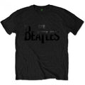 Front - The Beatles Unisex Adult Drop T Logo Cotton T-Shirt