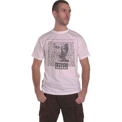 Front - Nine Inch Nails Unisex Adult Head Like A Hole Cotton T-Shirt
