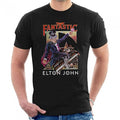 Front - Elton John Unisex Adult Captain Fantastic T-Shirt