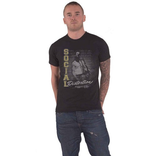 Front - Social Distortion Unisex Adult Athletics T-Shirt