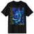 Front - Iron Maiden Unisex Adult Fear Of The Dark Eddie Vertical Logo T-Shirt