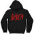 Front - Slayer Unisex Adult Distressed Logo Pullover Hoodie