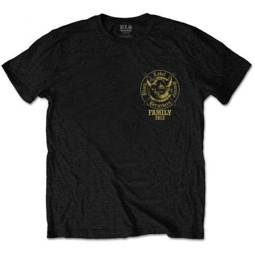 Front - Black Label Society Unisex Adult Berzerkers Back Print T-Shirt