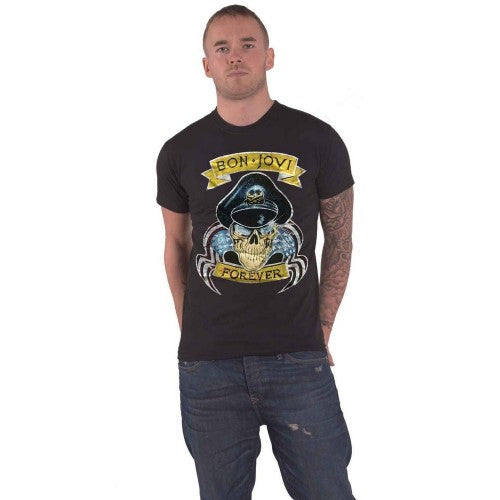 Front - Bon Jovi Unisex Adult Forever Cotton T-Shirt