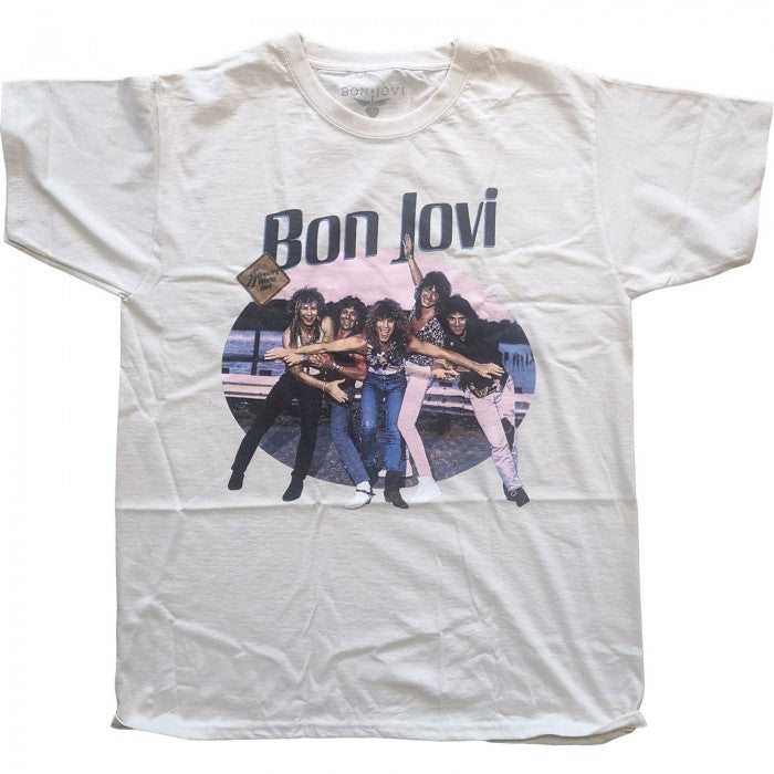 Front - Bon Jovi Unisex Adult Breakout Cotton T-Shirt