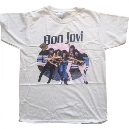 Front - Bon Jovi Unisex Adult Breakout Cotton T-Shirt