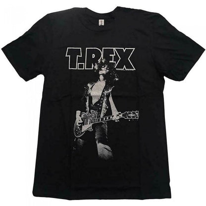 Front - T-Rex Unisex Adult Glam Cotton T-Shirt