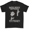Front - David Bowie Unisex Adult Heroes Earls Court T-Shirt
