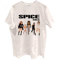 Front - Spice Girls Unisex Adult Pose Cotton T-Shirt